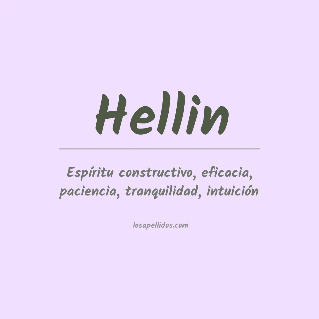 Apellido Hellin