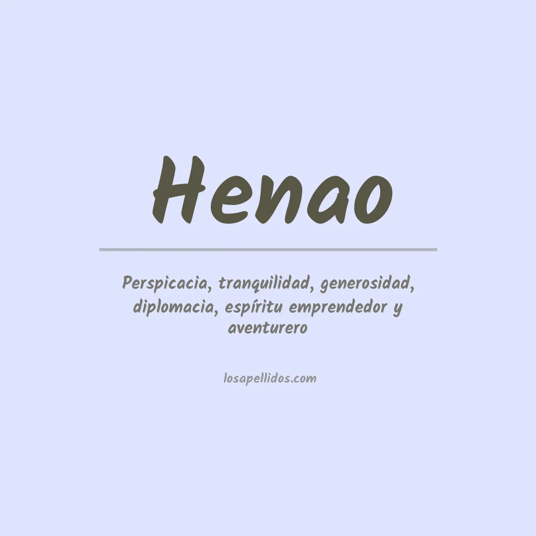Apellido Henao