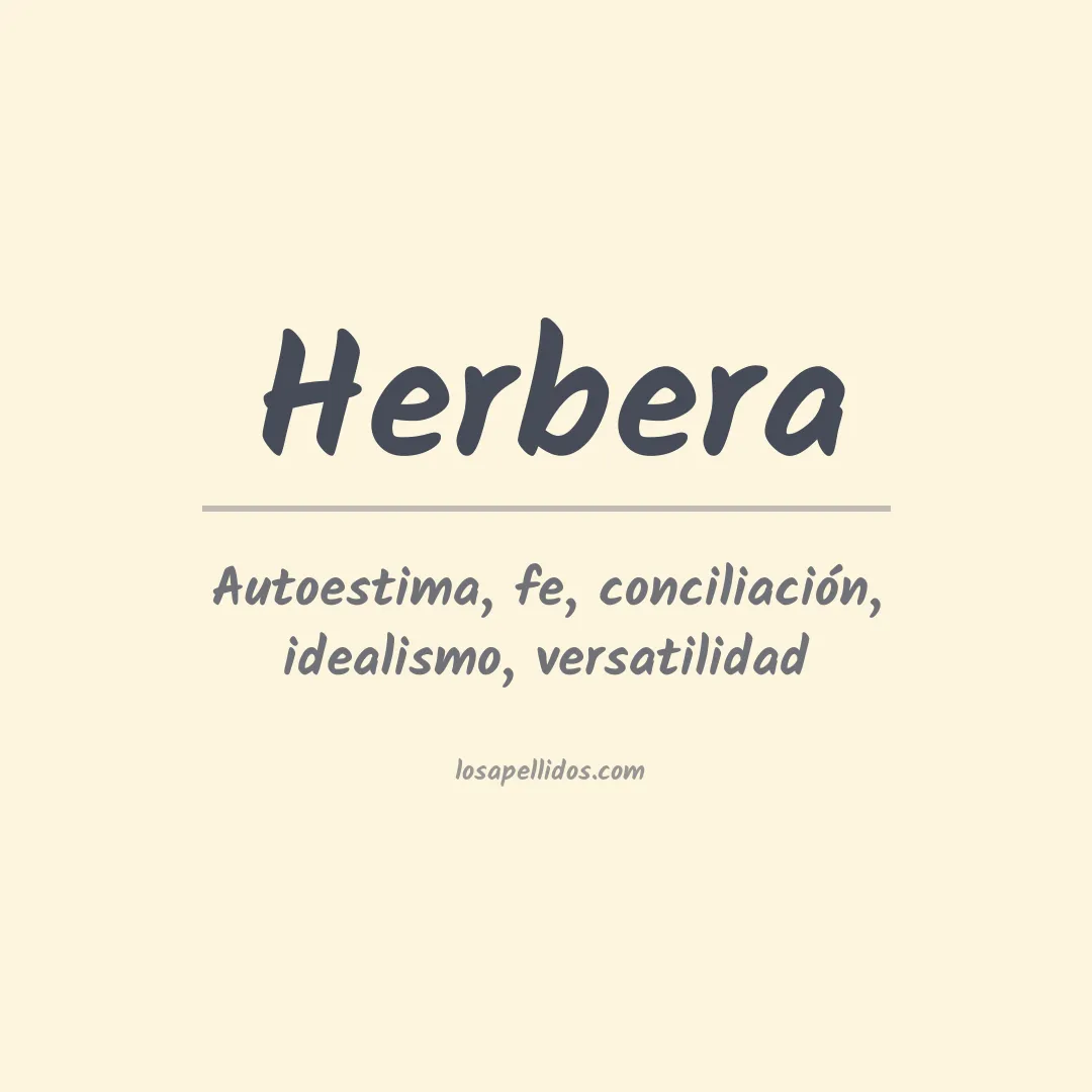 Apellido Herbera