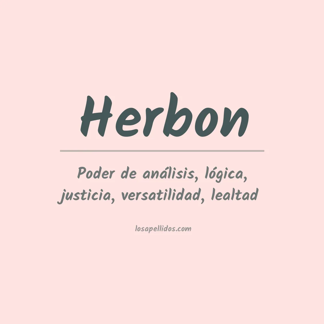 Apellido Herbon