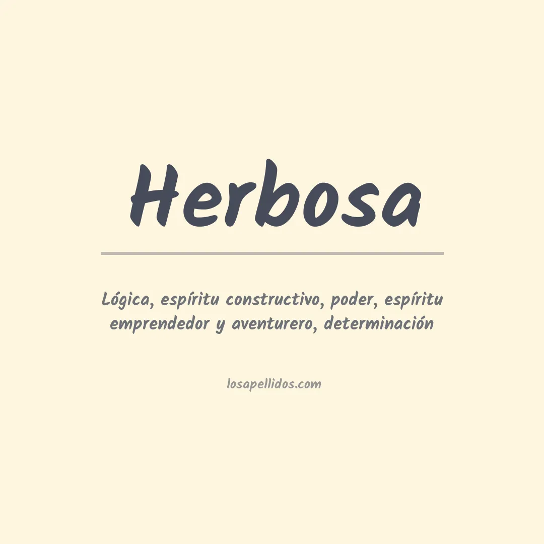 Apellido Herbosa