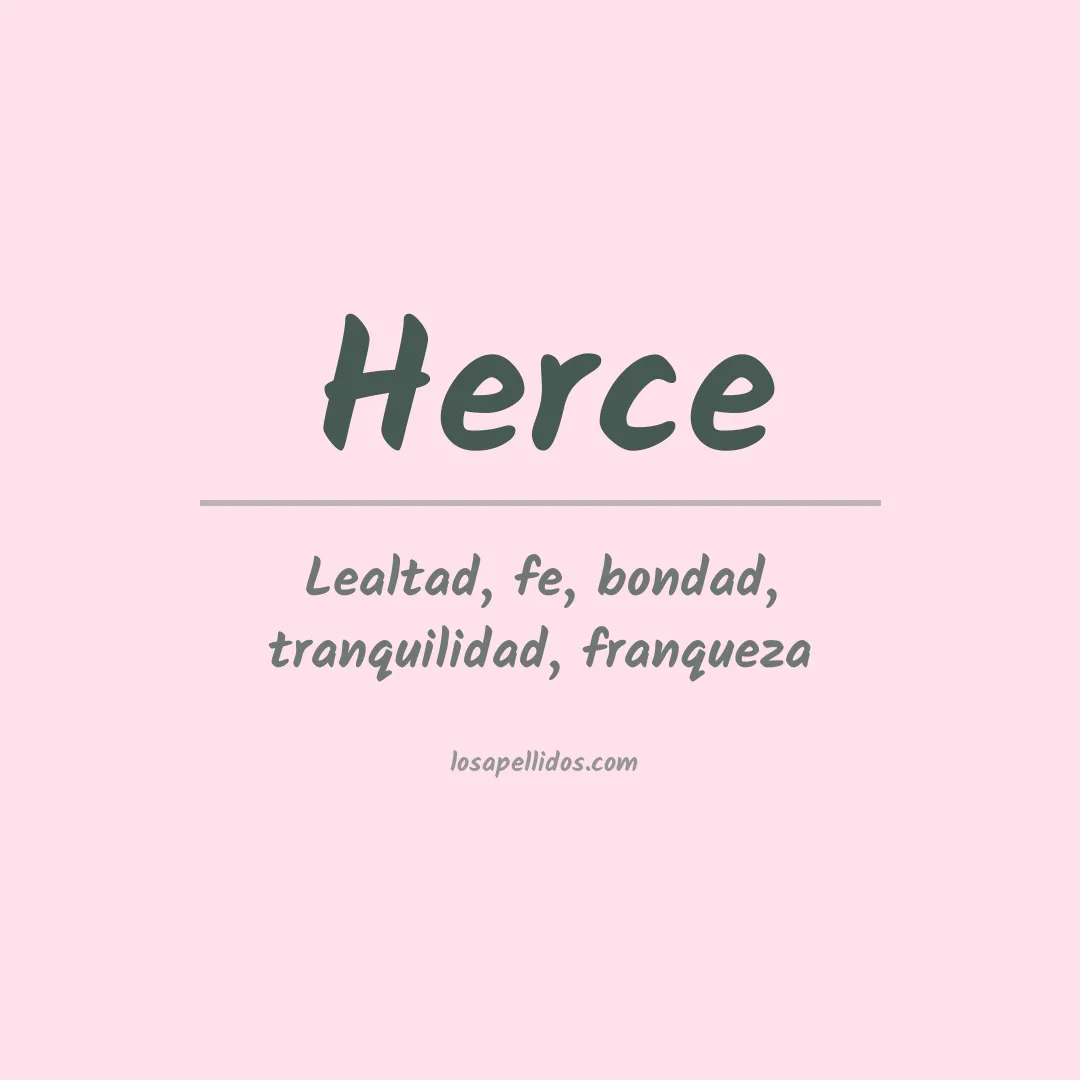 Apellido Herce