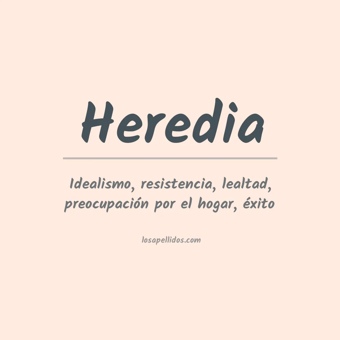 Apellido Heredia