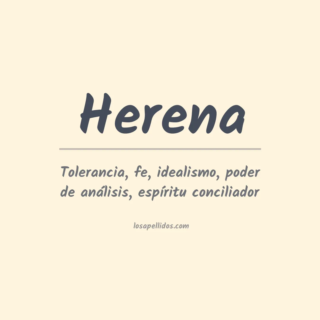 Apellido Herena