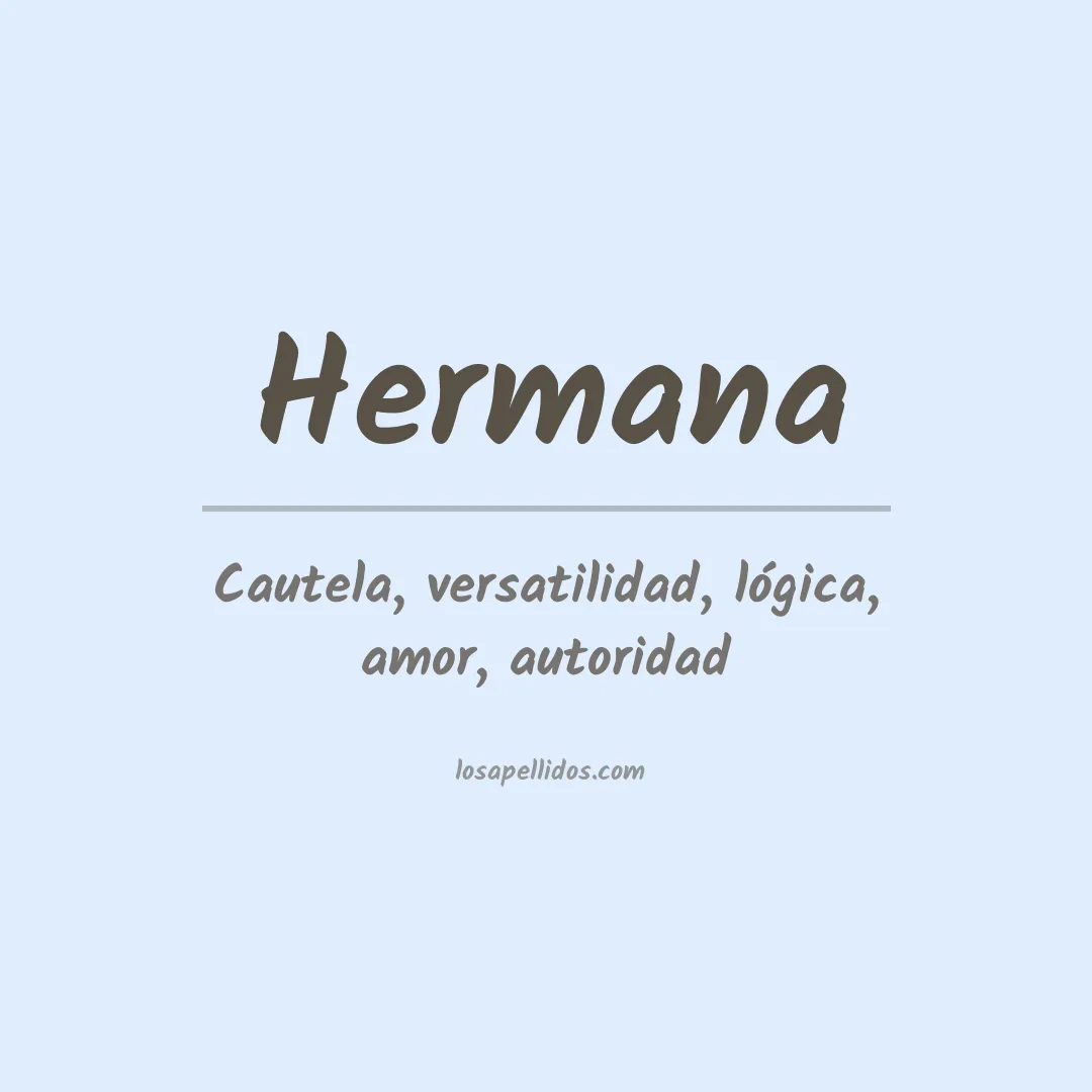 Apellido Hermana