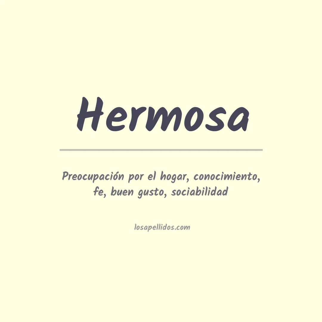 Apellido Hermosa