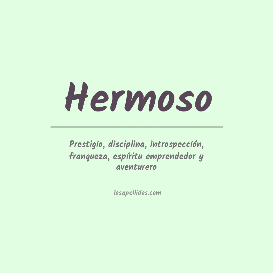 Apellido Hermoso