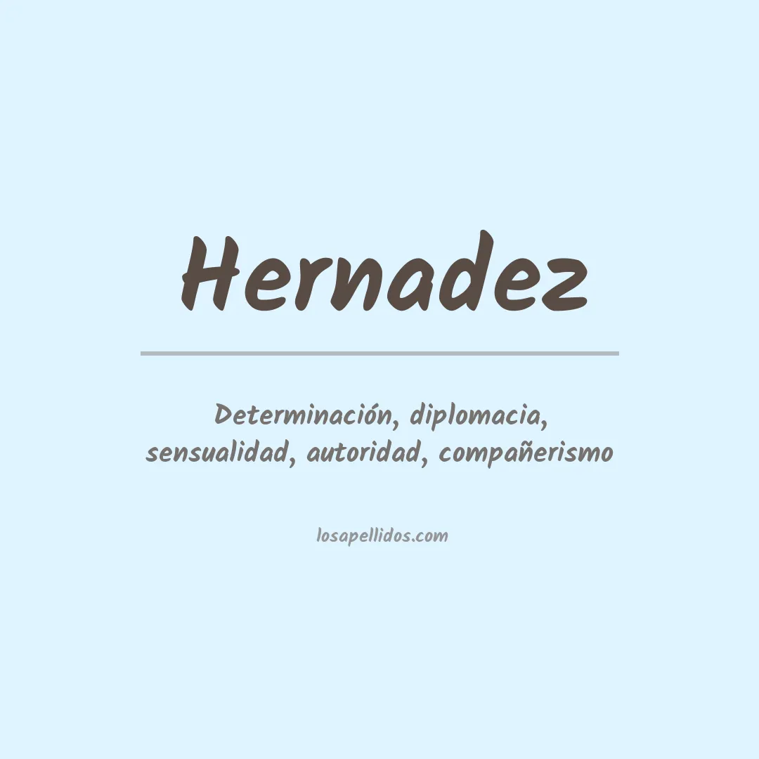 Apellido Hernadez