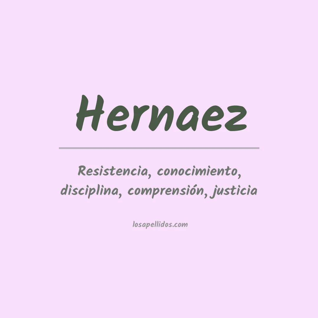 Apellido Hernaez