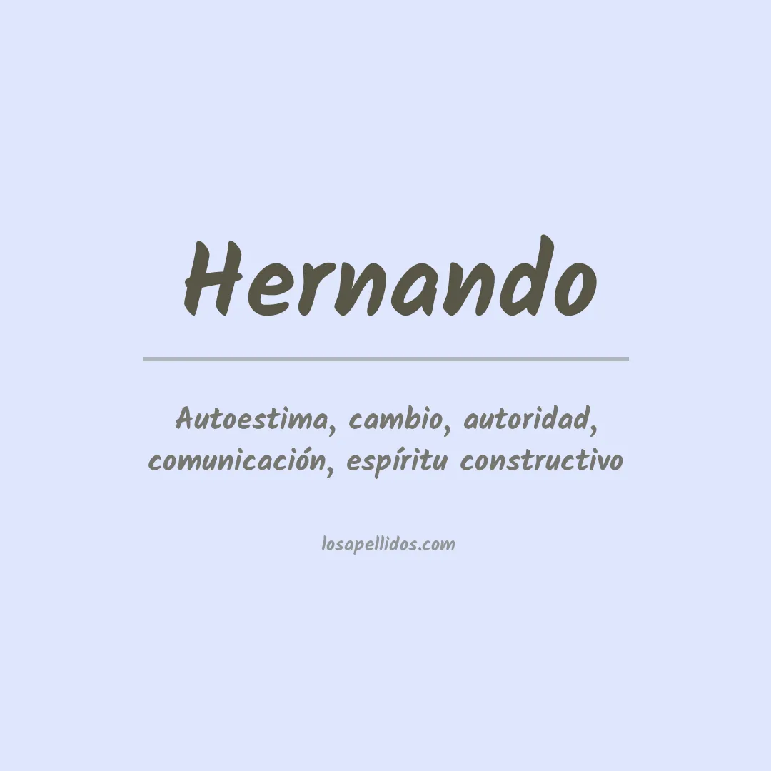 Apellido Hernando