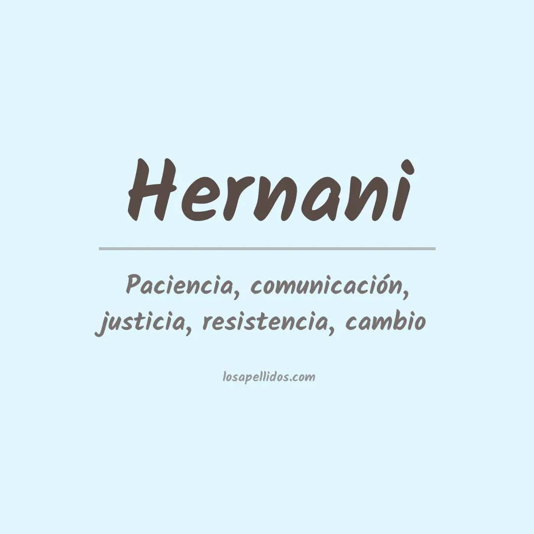 Apellido Hernani