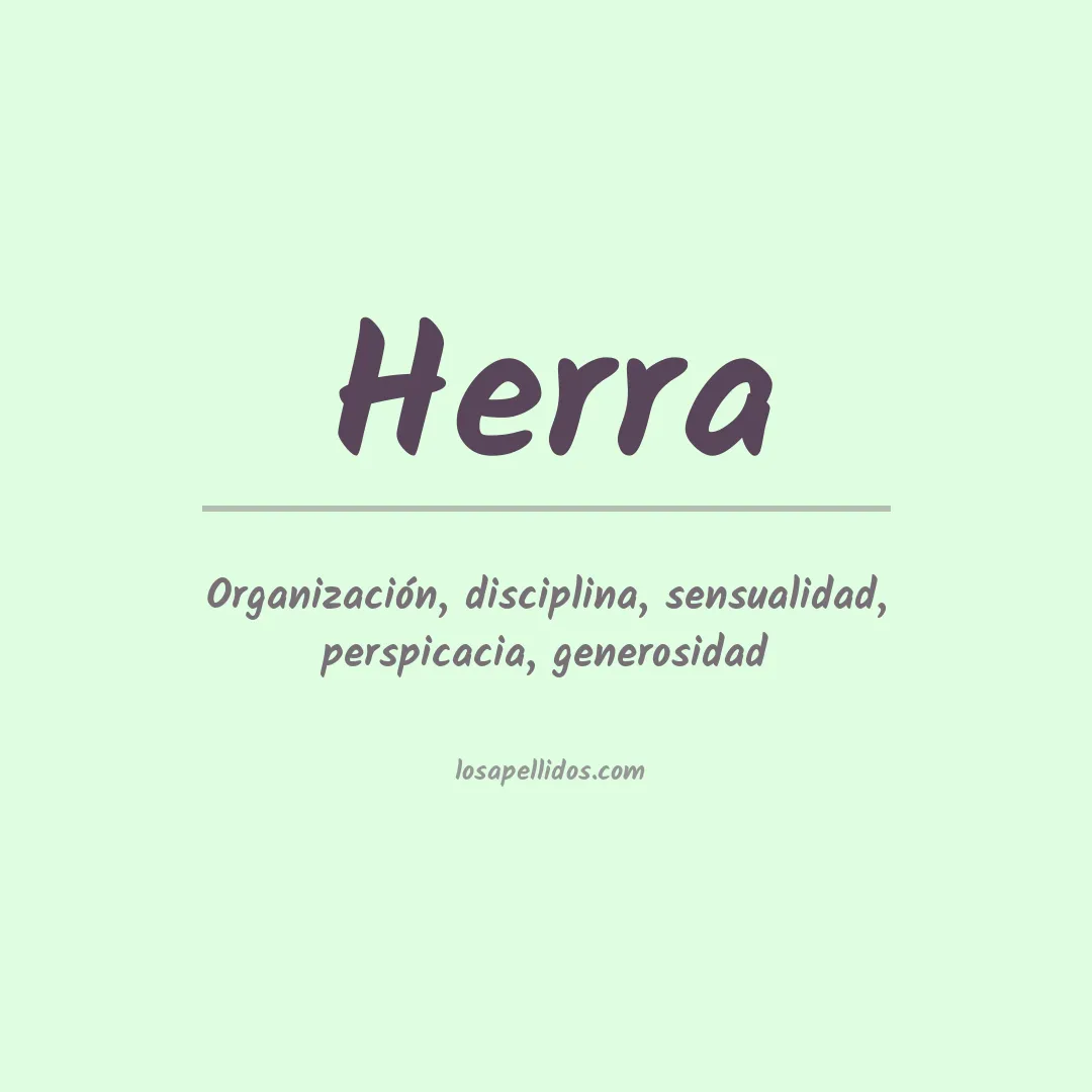 Apellido Herra