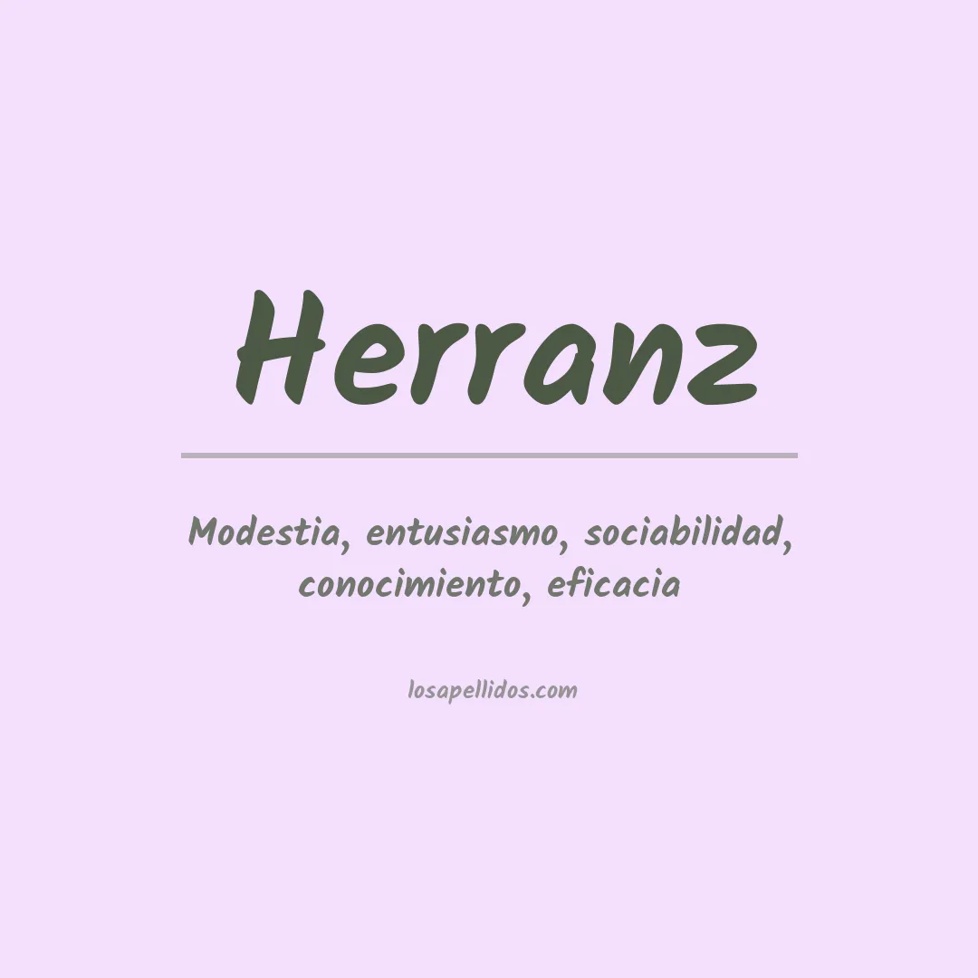 Apellido Herranz