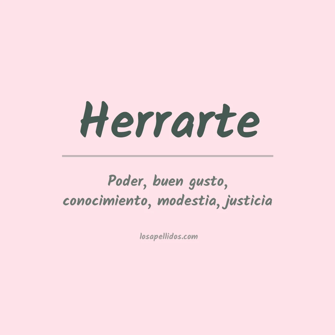 Significado del Apellido Herrarte