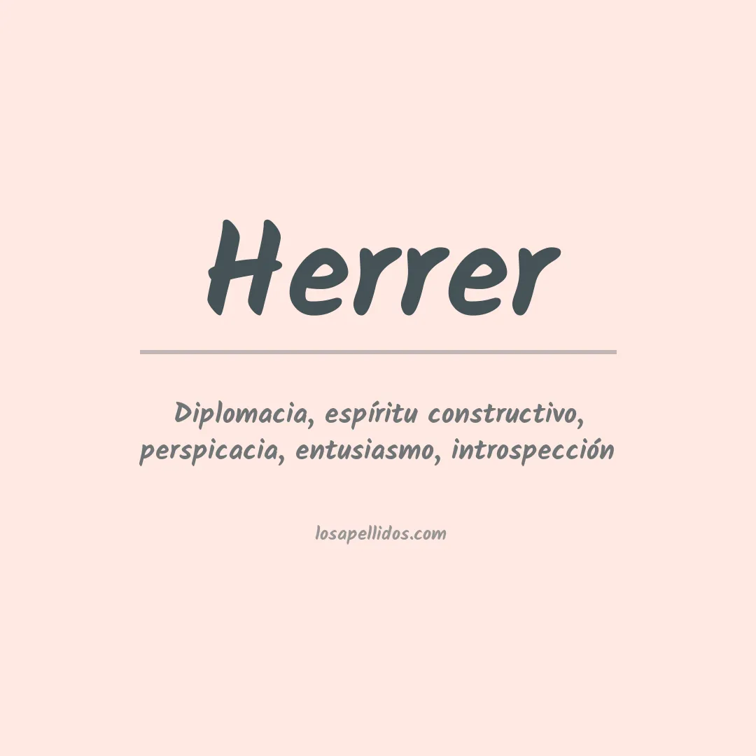 Apellido Herrer