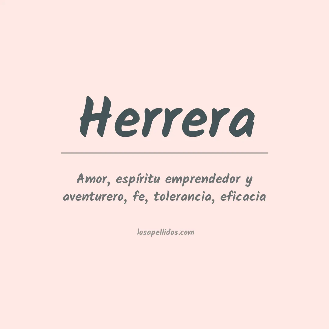 Apellido Herrera