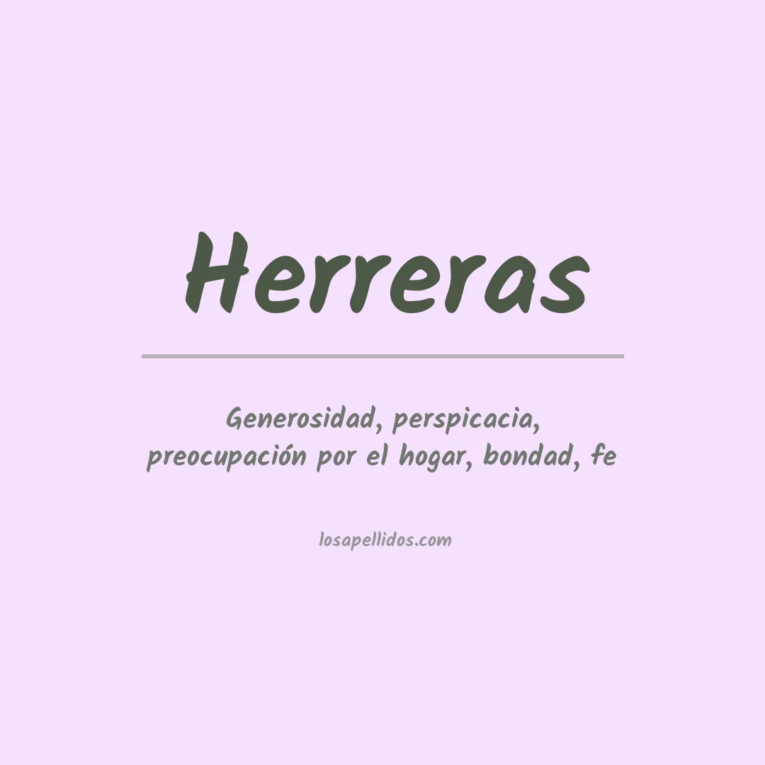 Apellido Herreras