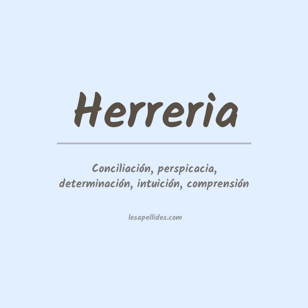 Apellido Herreria