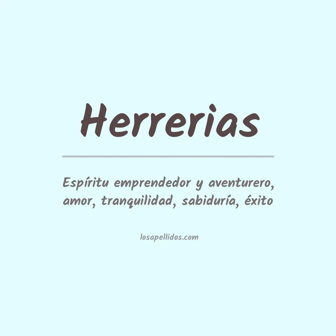 Apellido Herrerias