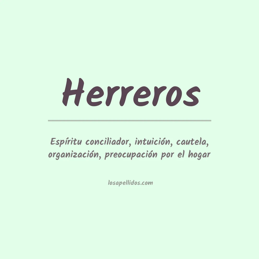 Apellido Herreros