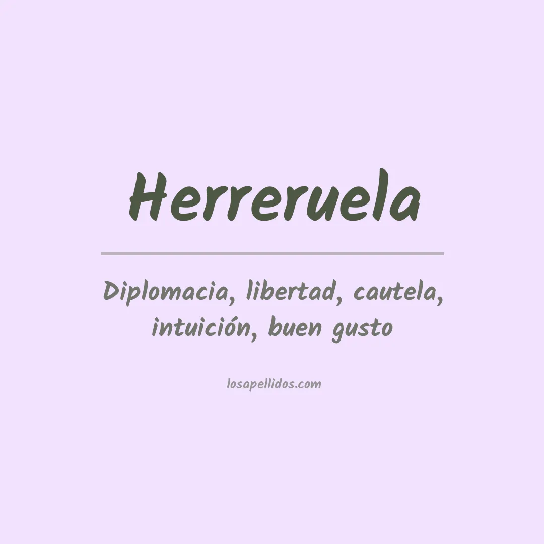Apellido Herreruela