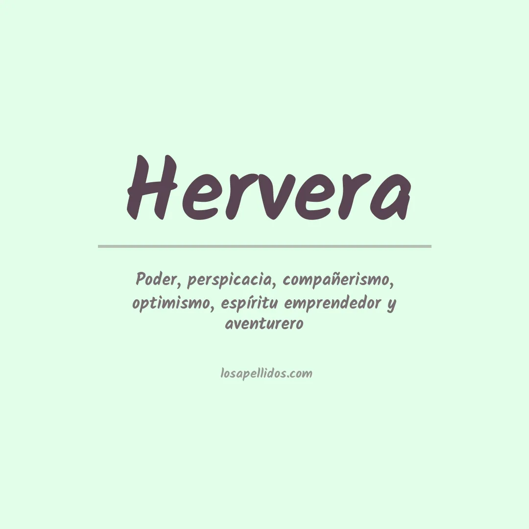 Apellido Hervera