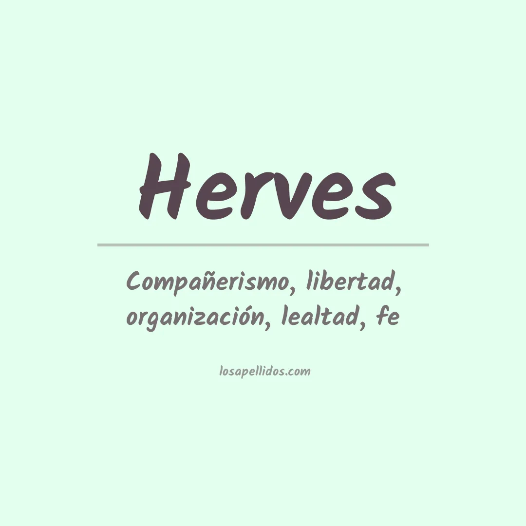 Apellido Herves