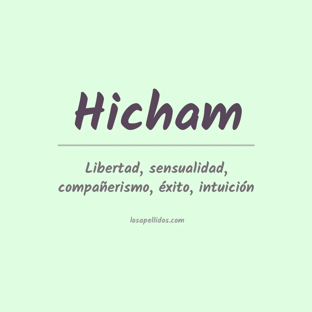Apellido Hicham
