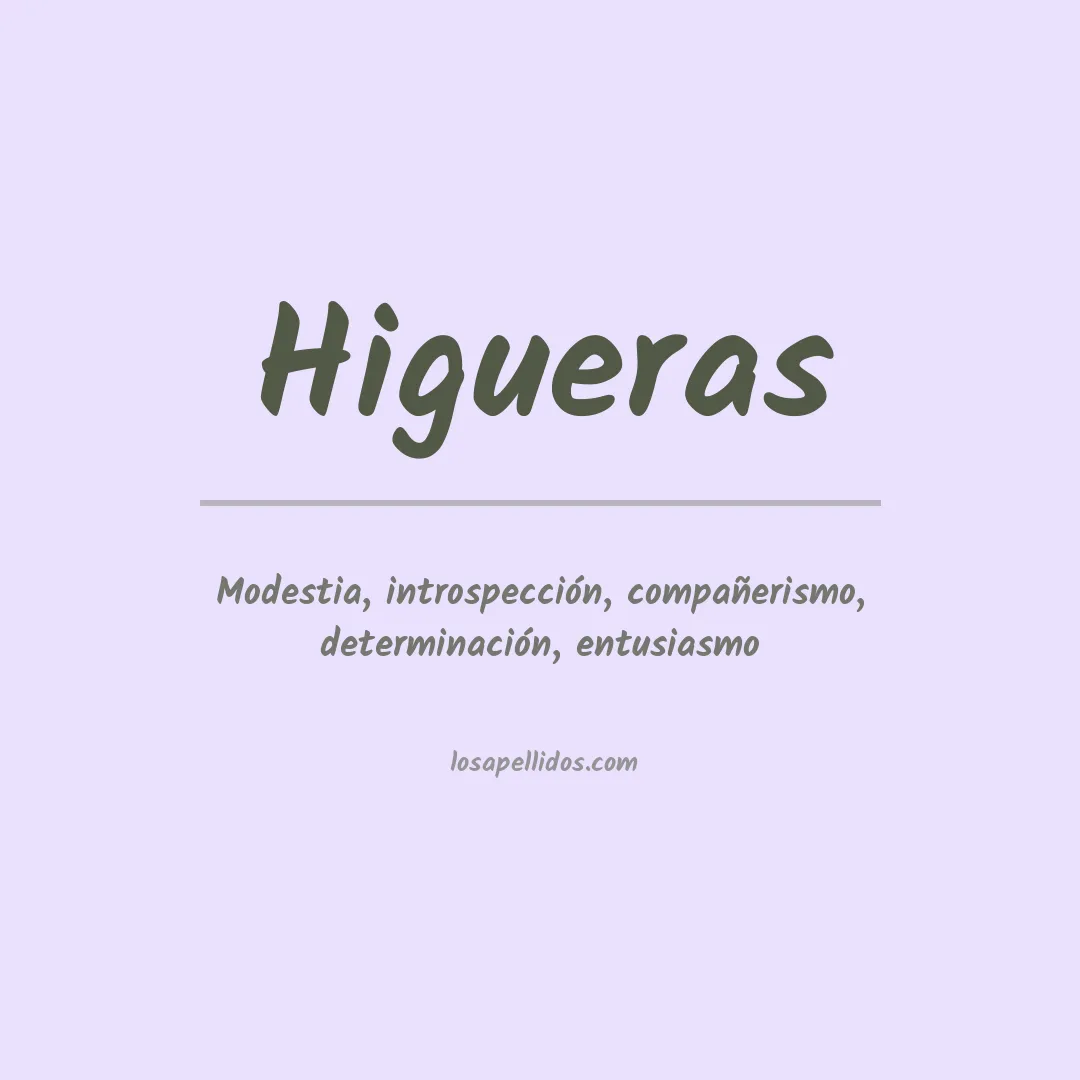 Apellido Higueras