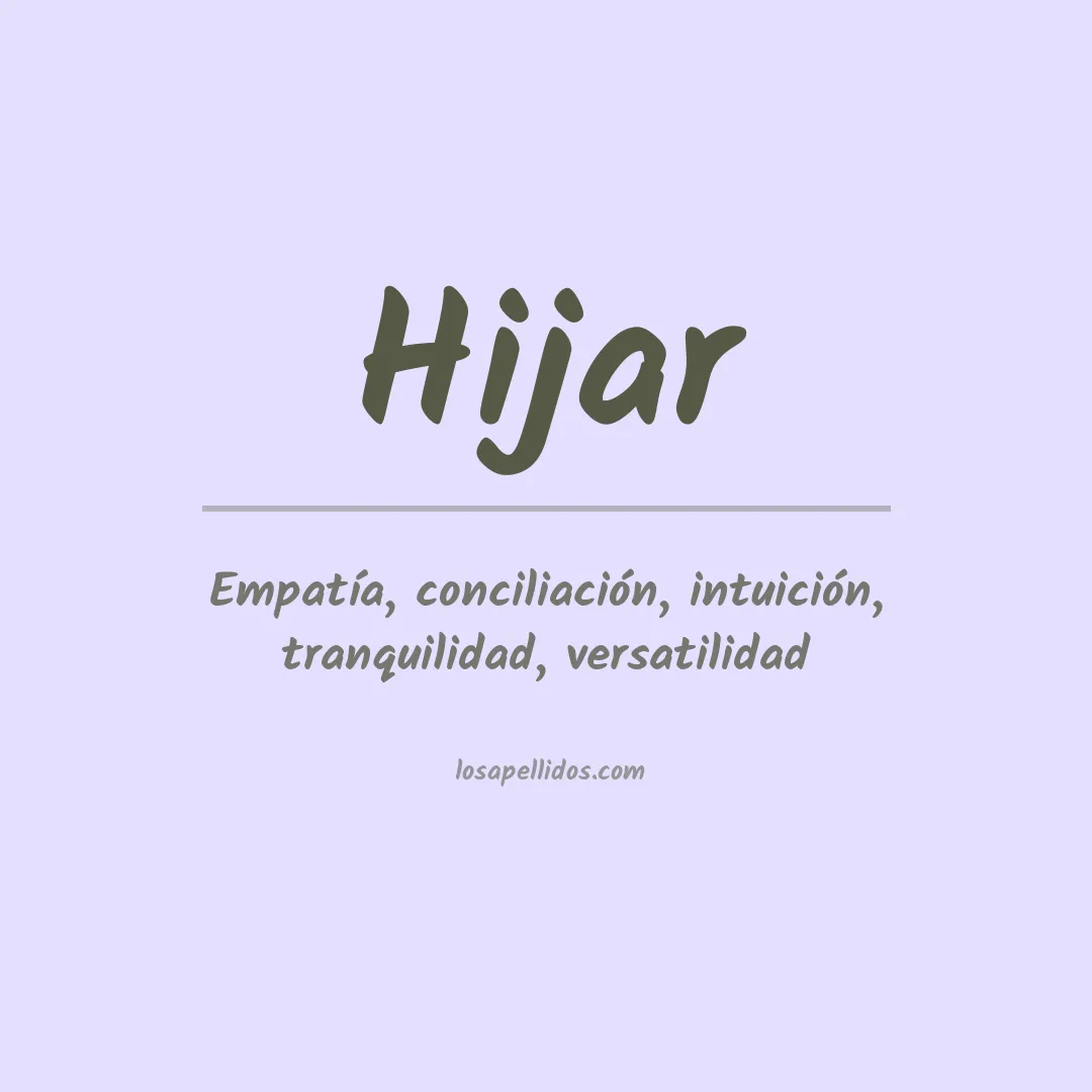 Apellido Híjar