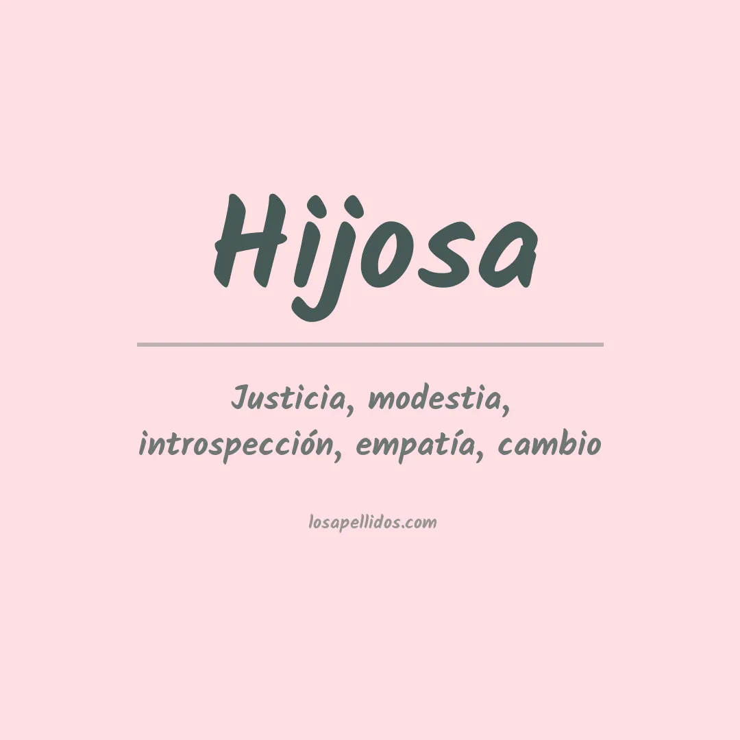 Apellido Hijosa