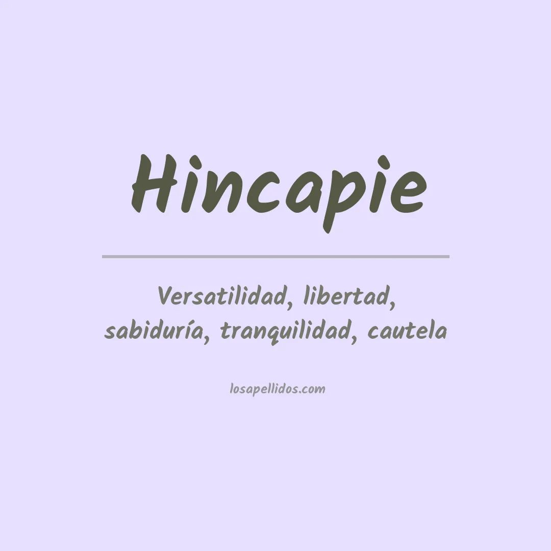 Apellido Hincapié