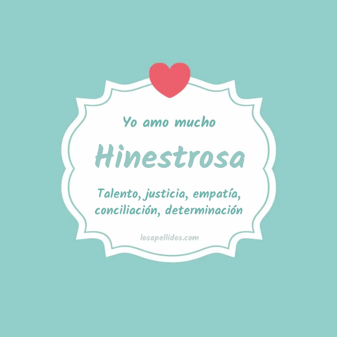 Yo amo mucho Hinestrosa