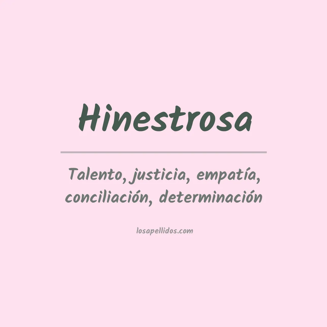 Apellido Hinestrosa