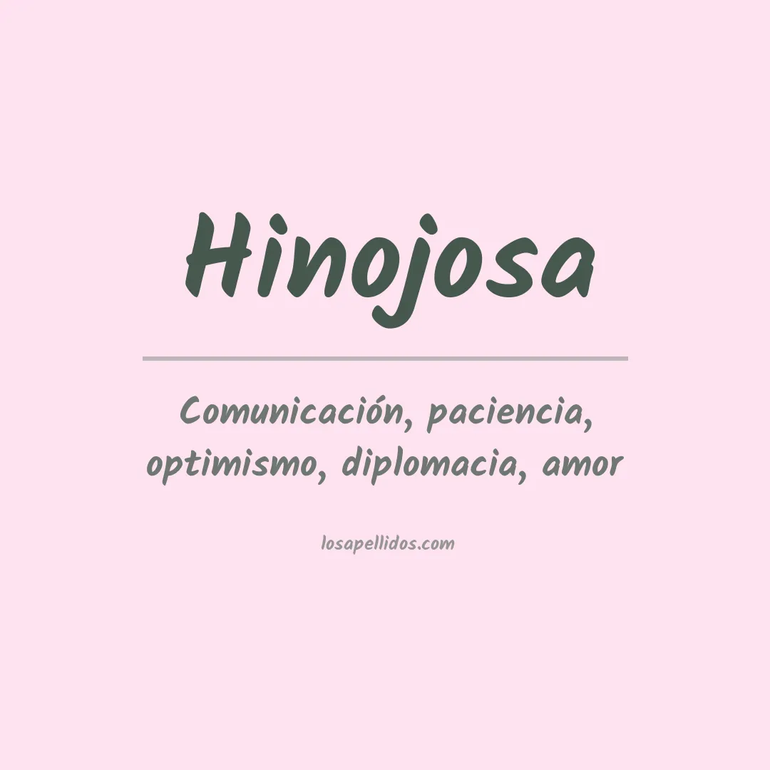 Significado del Apellido Hinojosa