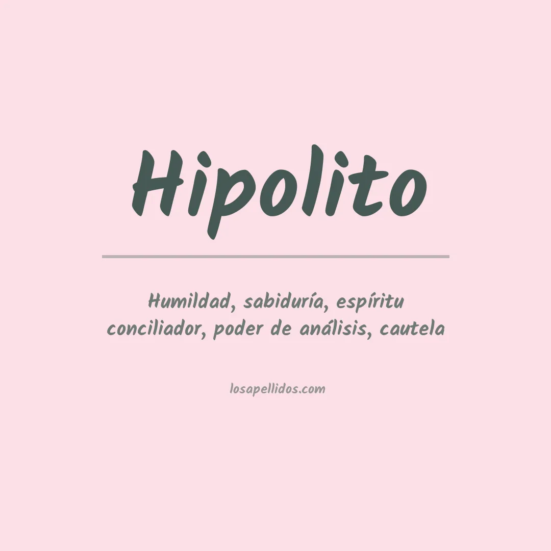 Apellido Hipolito