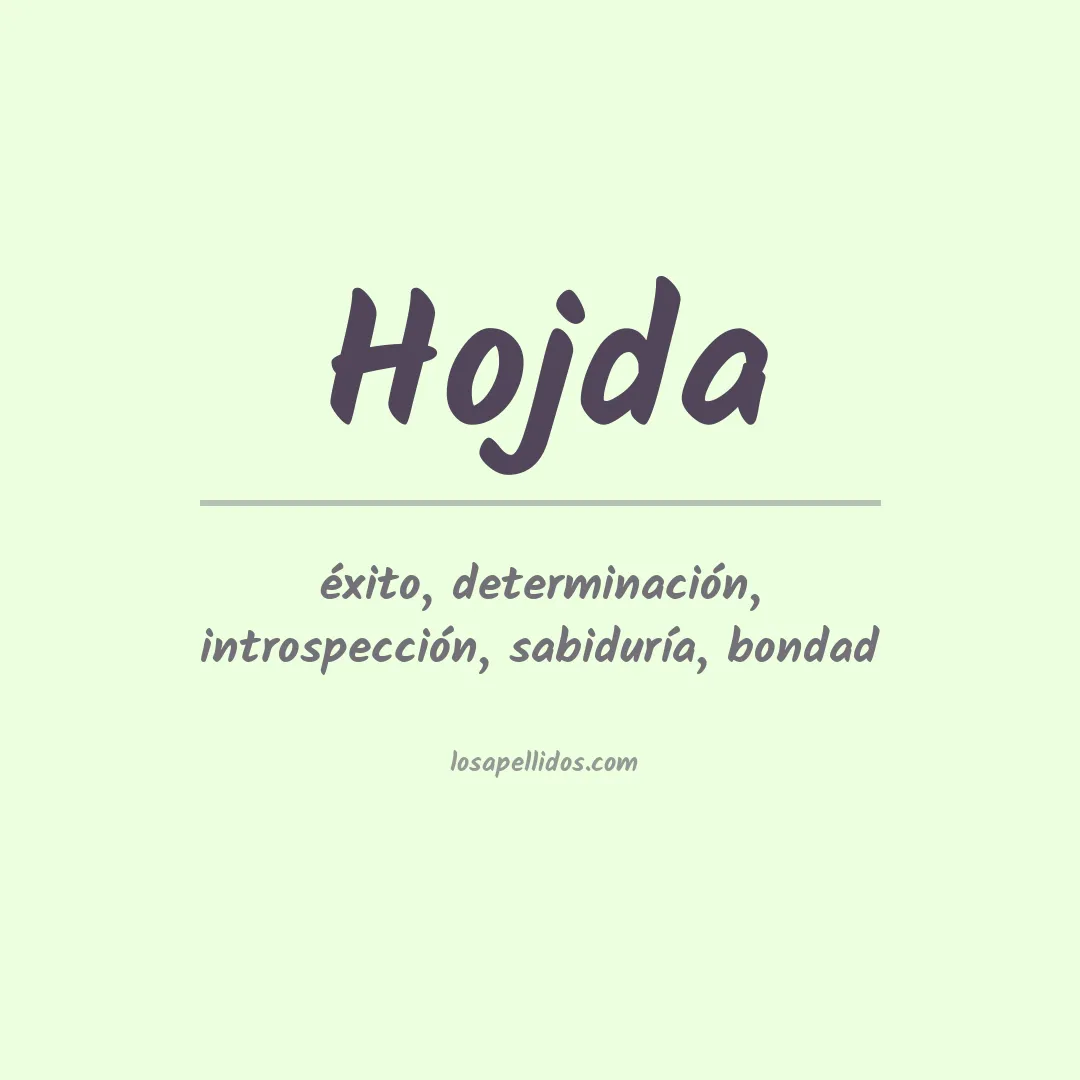 Apellido Hojda