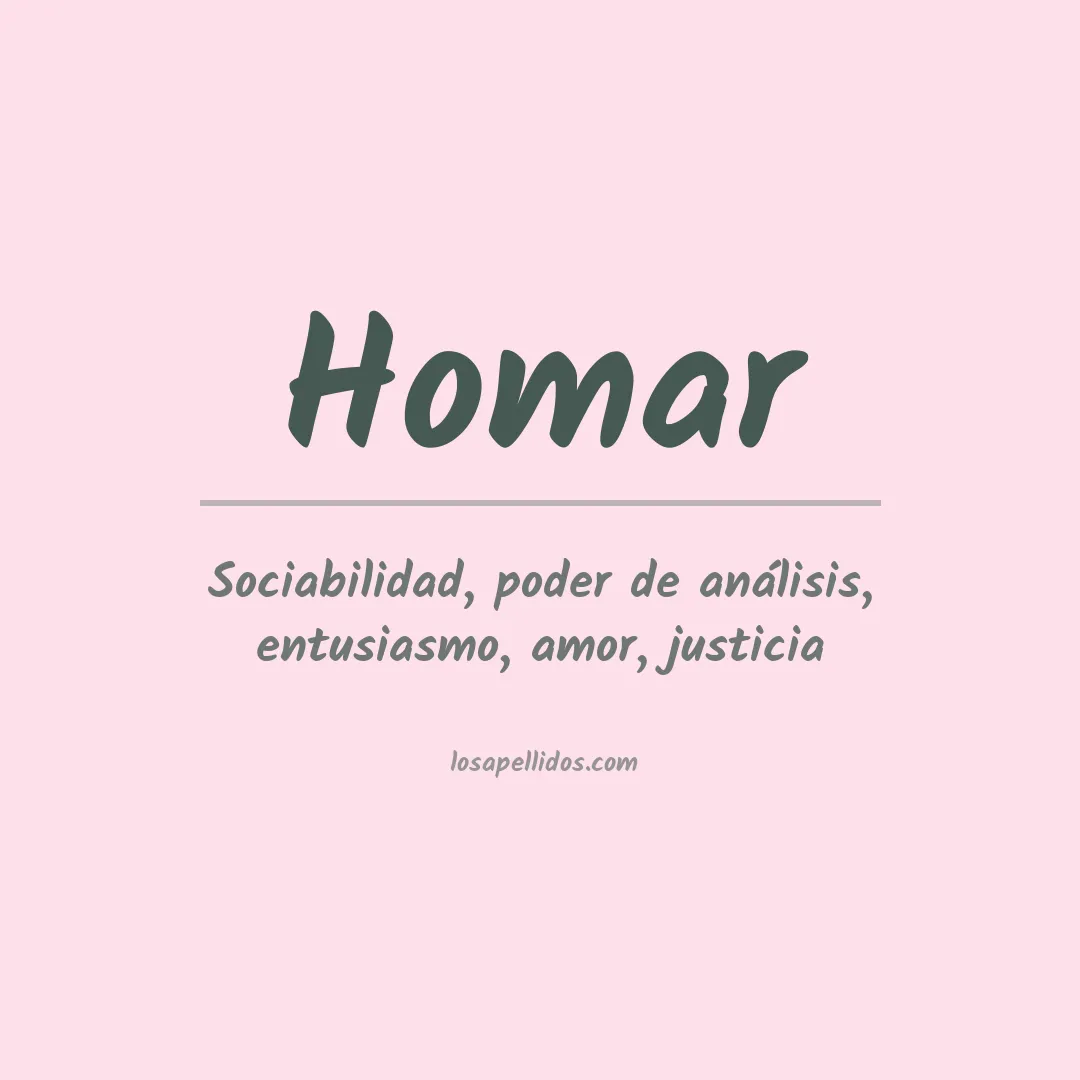 Apellido Homar