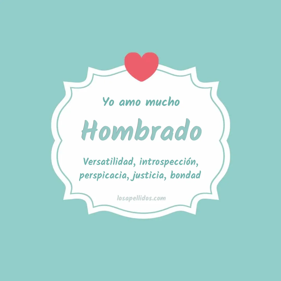 Yo amo mucho Hombrado