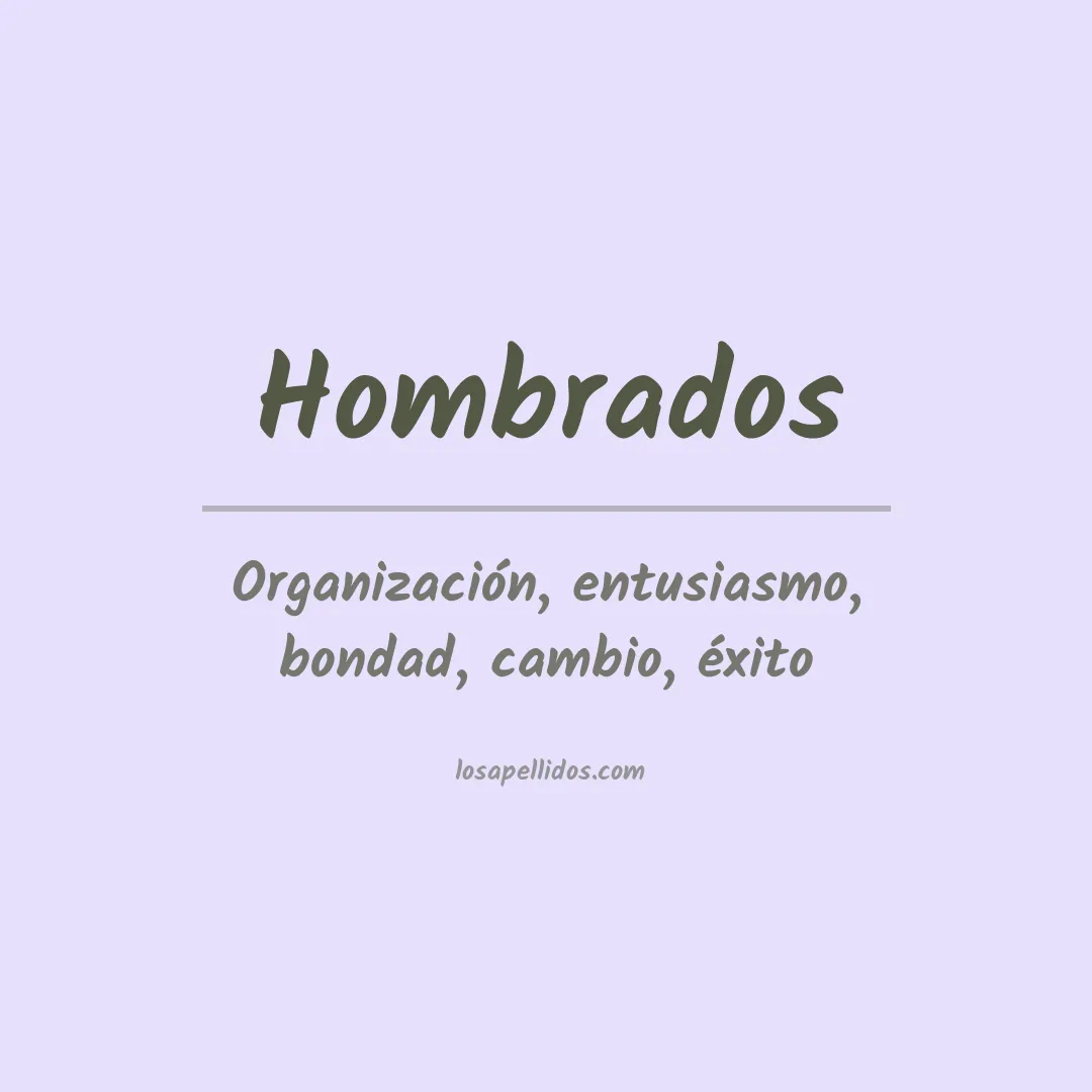 Apellido Hombrados