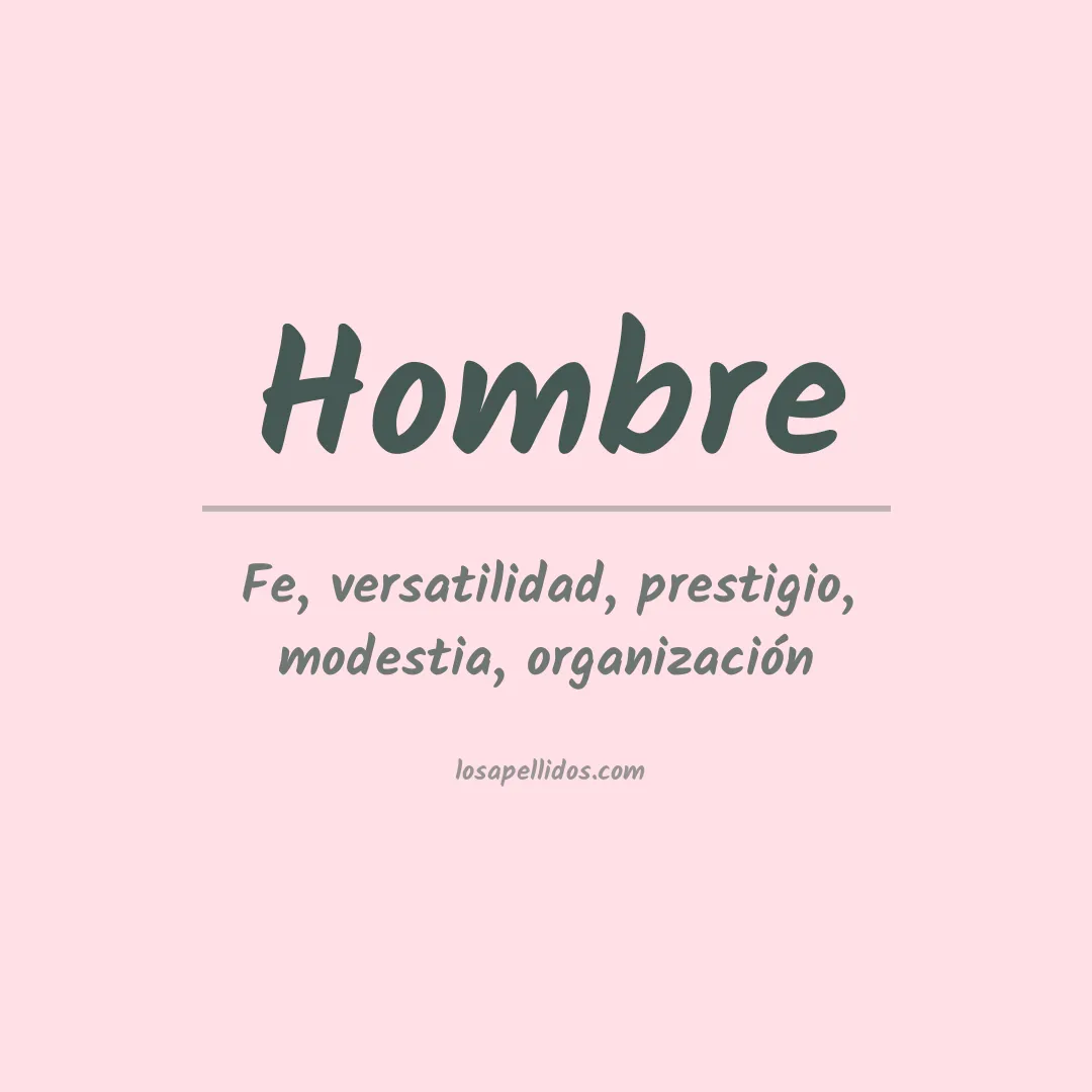 Apellido Hombre