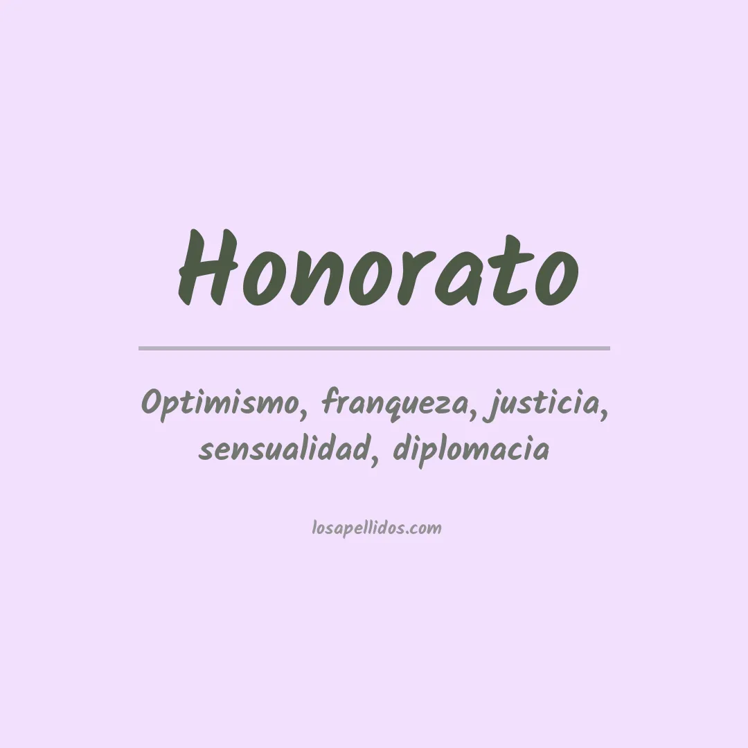 Apellido Honorato
