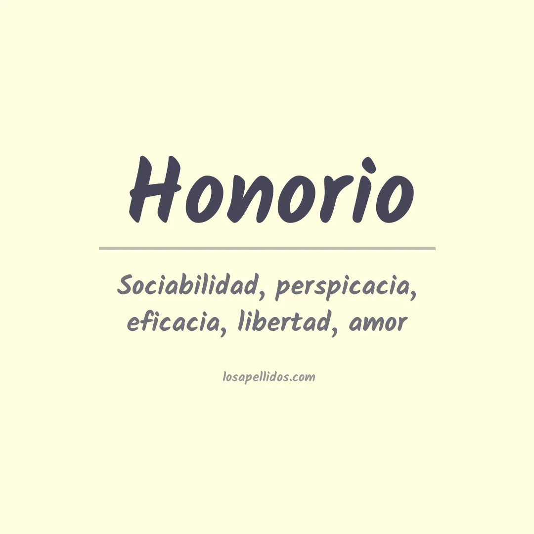 Apellido Honorio