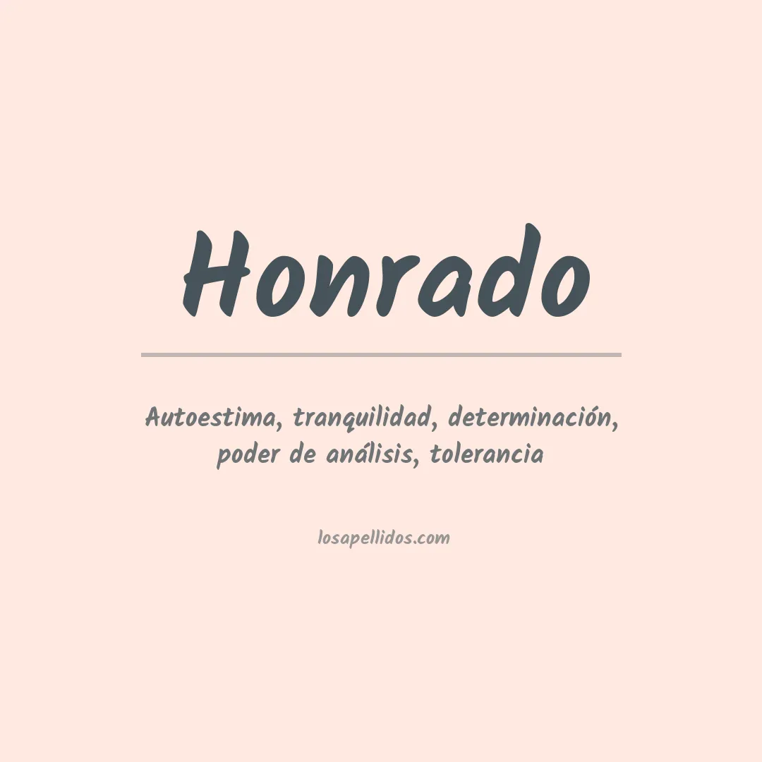 Apellido Honrado