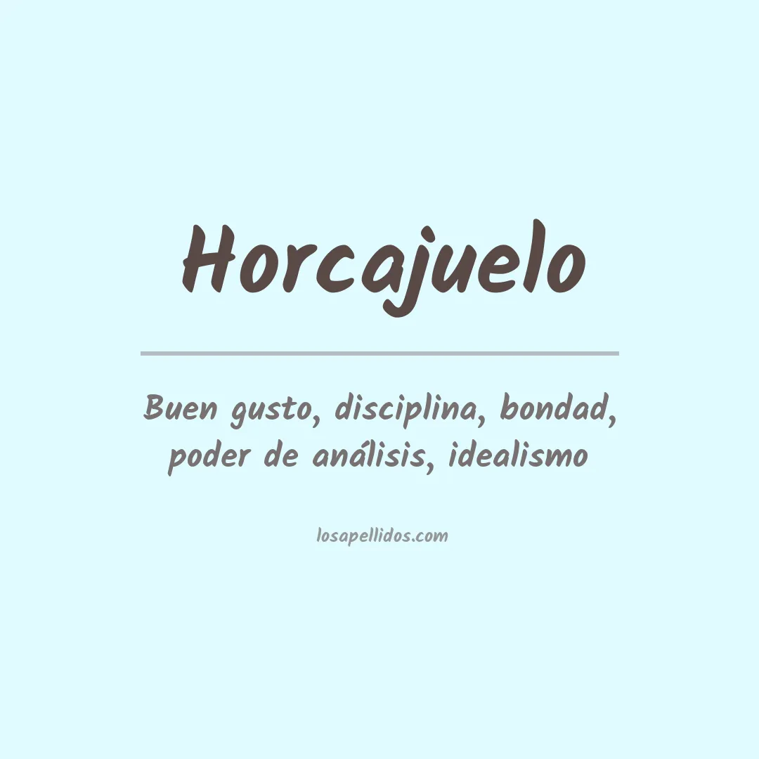 Apellido Horcajuelo