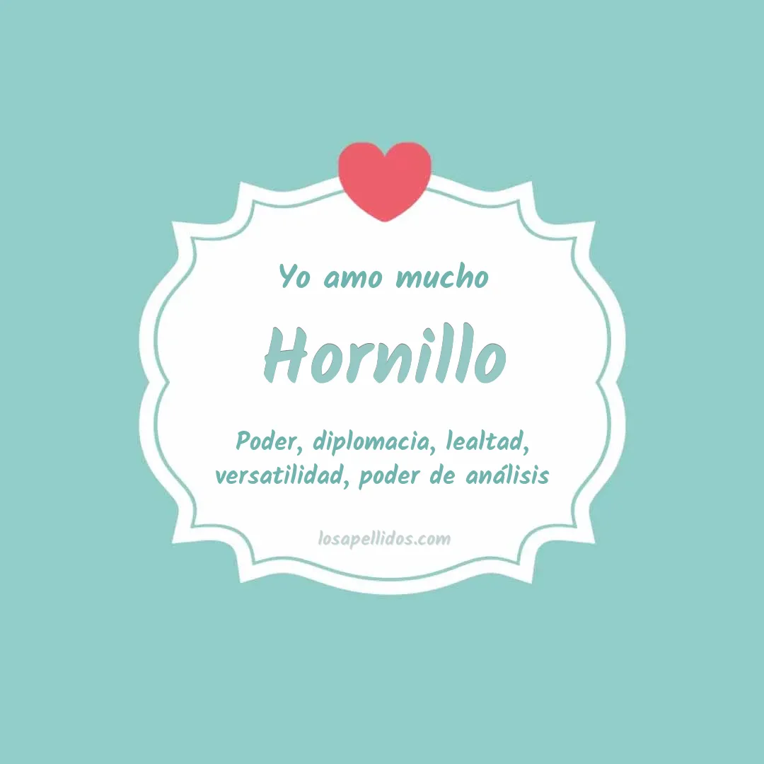 Yo amo mucho Hornillo