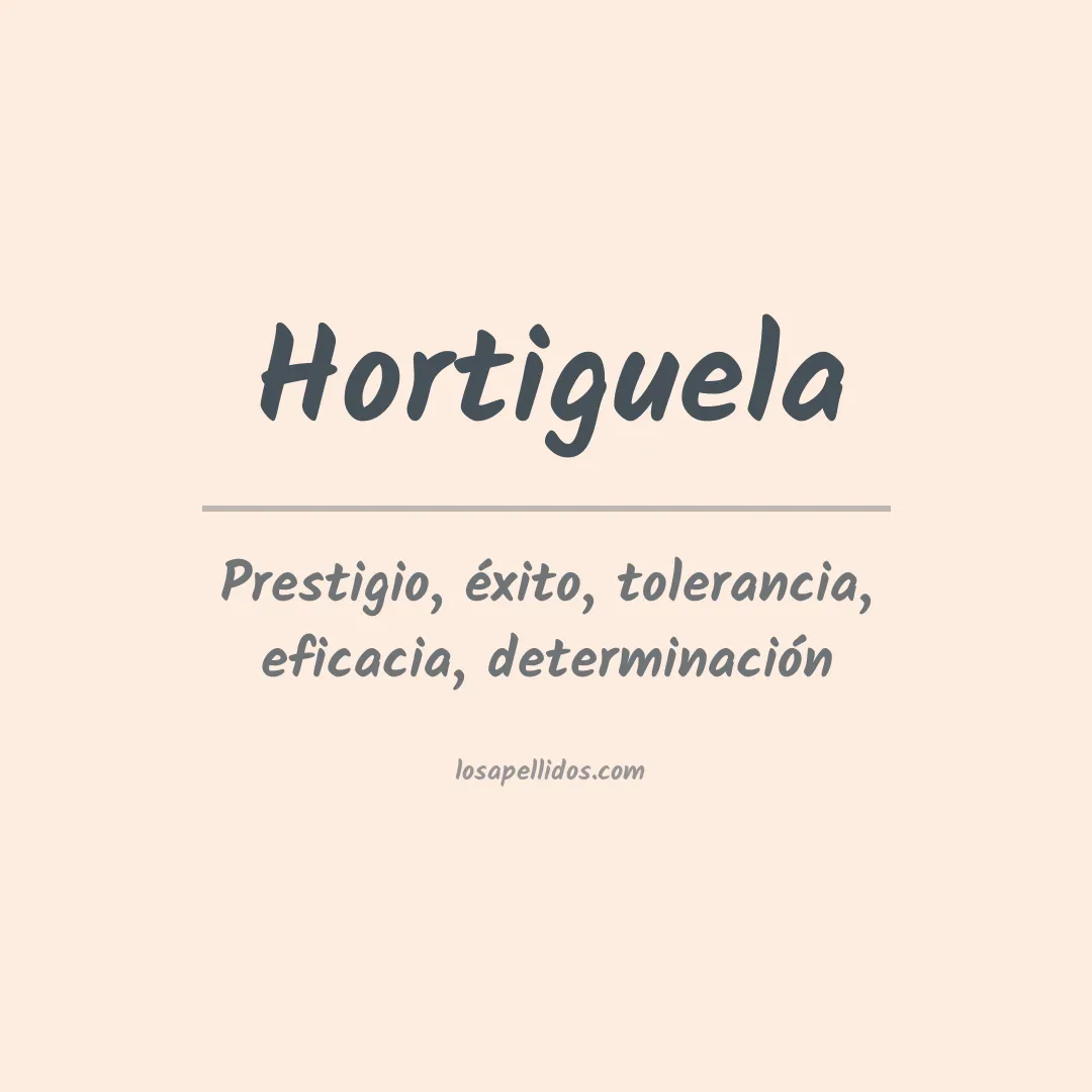 Apellido Hortiguela