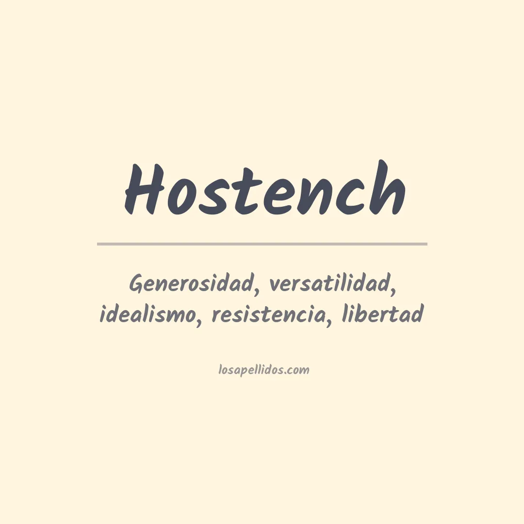 Apellido Hostench