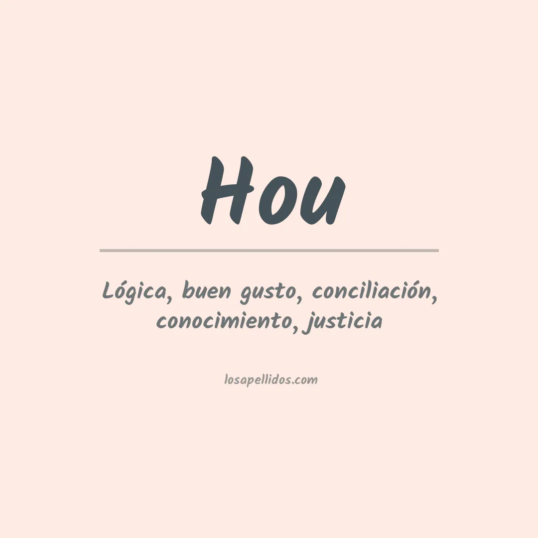 Apellido Hou