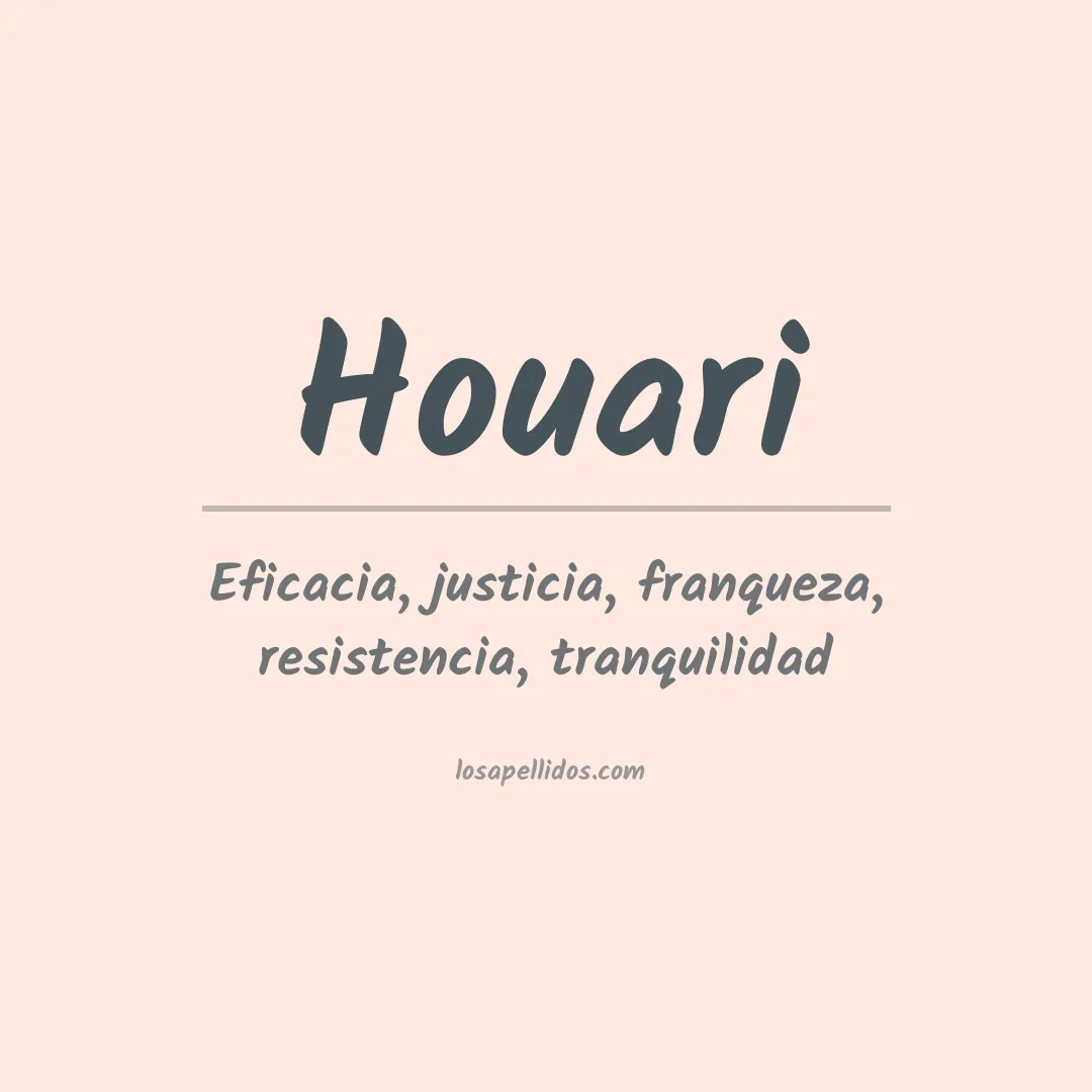 Apellido Houari